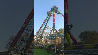 Adlems Mega funfair Ringwood carnival 2024buliding Up [upl. by Eentihw668]