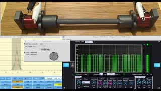 VLF BAND CW RECEIVE  QUISK SDR vs CW REGEN  LIVE demo using BICOIL Ferrite Rod TXRX antenna [upl. by Pepin]