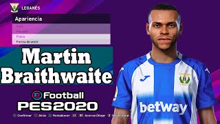 Martin Braithwaite PES 2020 [upl. by Naiva]