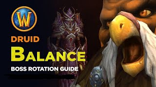 Balance Druid Single Target Boss Rotation Guide The War Within 1105 [upl. by Yror]