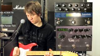 Stereo Evetinde Timefactor vs Strymon Timeline Demo [upl. by Rockel]