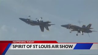 Spirit of St Louis Air Show returns for the first time since 2019 [upl. by Laehplar771]