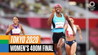 🏃‍♀️ Womens 400m final  Tokyo Replays [upl. by Ethbin]