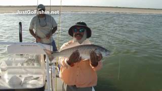 Redfish at the Land Cut Texas [upl. by Tonya]