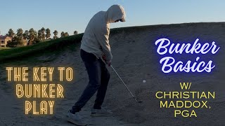 The Key to Getting Out of The Sand  Bunker Basics with Christian Maddox PGA [upl. by Velda]