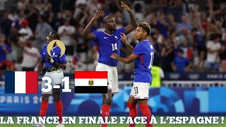 🔴 RÉSUMÉ FRANCE  EGYPTE 31  LA FRANCE EST EN FINALE DES JO 2024 FACE À LESPAGNE [upl. by Nuaj]