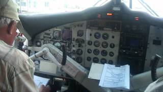 DHC6 Twinotter full startup procedure [upl. by Laaspere]