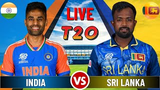 Live IND Vs SL 1st T20 Match  Live Cricket Match Today  IND vs SL 1st T20 live livescore [upl. by Dohsar]