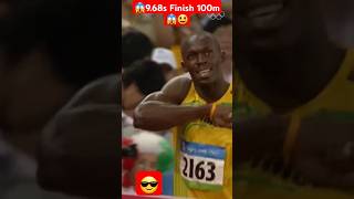 😱World Record 😱 🥵100 Meter in 958s❤️‍🔥 Jamaica Usain Bolt ussainbolt athlete athletics [upl. by Oiramrej]