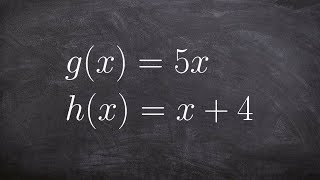 Learn How to Evaluate the Composition of Two Functions [upl. by Alexio]