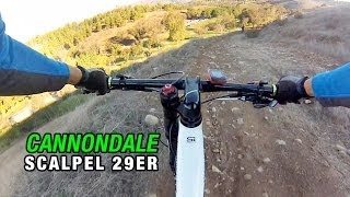 New Cannondale Scalpel Carbon Si Team 29er Ride Footage [upl. by Arada]