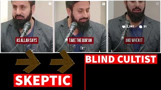 Hamza Tzortzis transformation from a skeptic to a blind cultist [upl. by Vicki]