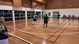 21 Stringz Badminton  Ivan amp Vhannez vs Raizen  amp Miguel [upl. by Aivek160]