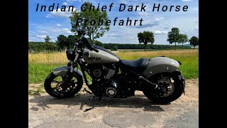 Indian Chief Dark Horse Probefahrt [upl. by Eelamme]