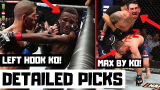 Last Minute Detailed Predictions UFC 300 Pereira vs Hill  Full Card Betting Breakdown [upl. by Eyeleen266]