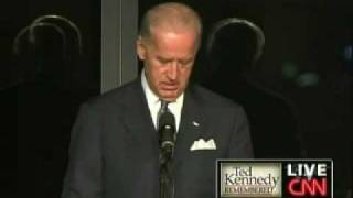 Edward Kennedy Memorial Service  VP Joe Biden Part 2 [upl. by Aynotan]