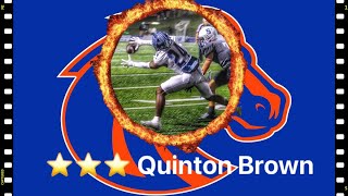 Quinton Brown  Boise State Football First Commit of 2025 [upl. by Nyladnek]