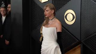 TAYLOR SWIFT  Fashion Cam  2024 GRAMMYs [upl. by Kempe]