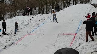 Mistrzostwa Polski Wschodniej w Skokach Narciarskich Amatorów  Strachocina 06022022 [upl. by Austina]