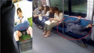 Top 10 Of The Weirdest People Ever Spotted Riding On The Subway [upl. by Anibas216]