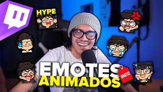 COMO HACER EMOTESEMOJIS ANIMADOS GRATIS PARA TWITCH  Consejos  UrbVic [upl. by Narahs]