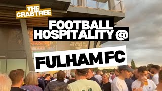 Fulham FC hospitality The Crabtree  REVIEWED 👀 [upl. by Romina776]