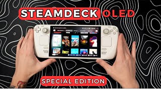 The BEST Steam Deck Yet Unboxing the Limited White Edition [upl. by Ayiram586]