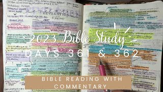 Days 361 amp 362 2 John3 John Revelation 15  Study the Bible in One Year  Reading with Commentary [upl. by Asel161]