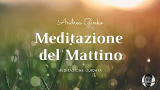 Meditazione del MATTINO  Meditazione guidata per iniziare la giornata con energia e pace nel cuore [upl. by Rustie]