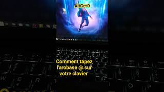 Comment tapez larobase  sur votre clavier [upl. by Olegna972]