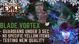 Path of Exile 323  Divinarius Blade Vortex build Poe Affliction [upl. by Eadmund]