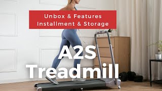 UNBOXING OVICX A2S Treadmill amp Features treadmill workout running [upl. by Lerraj624]