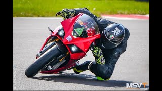 Energica Ego  RS Road Bike Donington Park MSVT Trackday EV Electric Motorcycle MotoE [upl. by Irahk460]