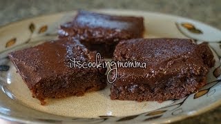 Chewy Homemade Brownies from scratch [upl. by Ynnaj]