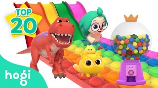 BEST20 Learn Colors 2024｜Pop It  Slide  Candy  More｜Best Learn Colors for Kids  Hogi Pinkfong [upl. by Aivan]