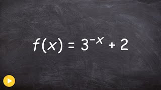 Graphing an exponential function using transformations [upl. by Eremihc931]