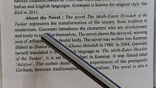 most important mcqs author novel characters introduction The MothEaten Howdah of the Tusker [upl. by Gunzburg]