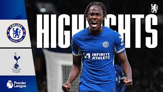 Chelsea 20 Tottenham  CHALOBAH amp JACKSON headers sink Spurs  HIGHLIGHTS  PL 2324 [upl. by Arraet]