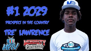 1 Middle School Baseball Player in the Country Tre Lawrence at MBP Middle School AllAmerican Game [upl. by Jp]