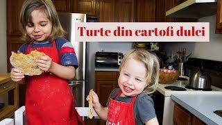 Turte din cartofi dulci  video in Engleza cu subtitrare in romana [upl. by Lisk]