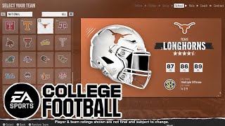 College Football 25 Dynasty Team Choosing Strategy [upl. by Beutler645]