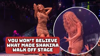 Shakira Walks Off Stage After Disrespectful Fan Incident in Miami  Shocking Moment You Need to see [upl. by Notsahc]