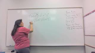 MAth 111 Unit 3 HW 1 Exponents D Power Rules [upl. by Loos]