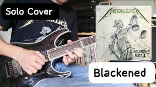 Blackened  Metallica  SOLO COVER [upl. by Annalla]