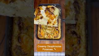 Tastiest Dauphinoise Potatoes🥔creamy potatorecipe gourmet cooking delicious comfortfood [upl. by Cagle]