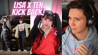 DANCER REACTS TO LISA amp TEN  quotKick Backquot Youth With You S3 [upl. by Illak179]