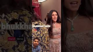 bhukkhad hathi 🫢 ambani wedding lov comedy viralvideo [upl. by Wiltsey186]