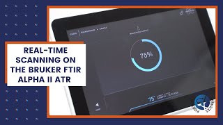 RealTime Scanning on the Bruker FTIR ALPHA II ATR [upl. by Russ]