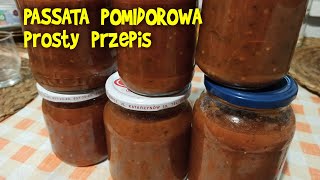 PASSATA pomidorowa na zimę PROSTY PRZEPIS i szybki w dodatku [upl. by Negiam]