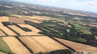 Landing at Billund Airport Denmark [upl. by Magel781]